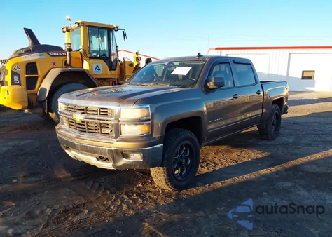 2015 Chevrolet Silverado 1500 2Lt из США, поврежденный, VIN 3GCUKREC7FG334825